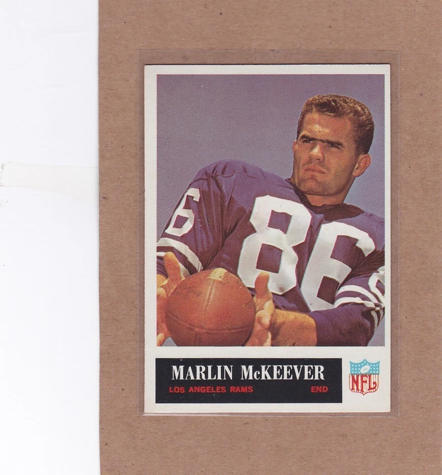 1965 PHILADELPHIA FOOTBALL MARLIN MEKEEVER #91 RAMS EX+ *A37315 - Image 1 of 1