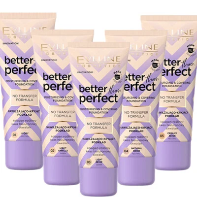 Eveline Cosmetics Better Than Perfect Moisturising & Covering Foundation 30ml - Image 1 of 4
