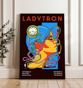 Ladytron 2023 New York Los Angeles Tour Poster, Pop Concert Wall Decor - Picture 1 of 4