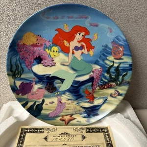 The Little Mermaid Collectors Plate "A Song from the Sea" by Knowles MIB +COA - Picture 1 of 7