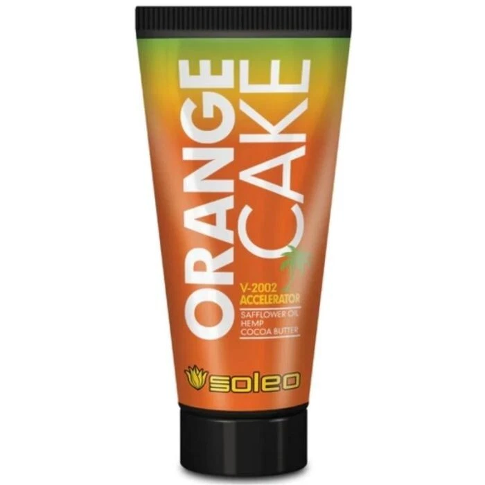 Soleo Orange Cake Accelerator sunbed tanning lotion