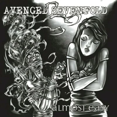 AVENGED SEVENFOLD Almost Easy BANNER HUGE 4X4 Ft  Fabric Poster Flag - Image 1 of 2