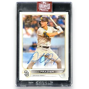 2023 Adam Frazier Topps Archives Signature Series Auto 08/97 Padres MLB Encased - Picture 1 of 2