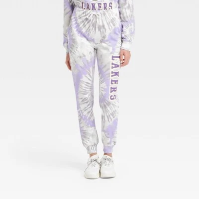 Pantalones de chándal para mujer Los Angeles Lakers NBA gráficos púrpura tie-dye XS NUEVOS CON ETIQUETAS Foto 1 de 4