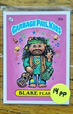 1986 Topps Garbage Pail Kids #91a Blake Flake Near Mint - Checklist - Gradable 