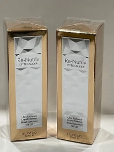 Estee Lauder Re-Nutriv Ultra Radiance Liquid Makeup SPF 20~1 oz Choose Shade NIB - Picture 1 of 7