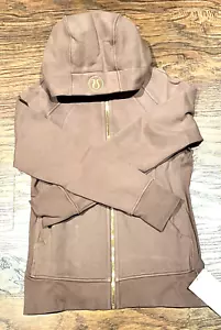NEU Lululemon Scuba Hoodie mit durchgehendem Reißverschluss taupetastisch/goldfarben (2024 Release) Größe 8 - Bild 1 von 8