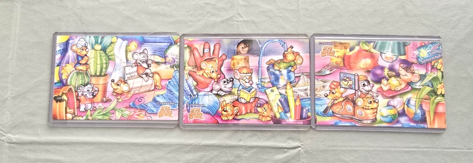 Nr. 3   Ü ei Puzzle  Ist die Katze aus dem Haus  2002   Satz mit BPZ - Bild 1 von 2