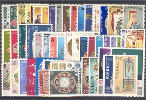 1976 EUROPA CEPT complete year set MNH Cover
