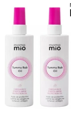 2 x 120ml Mama Mio Bauchreiböl entfernen Dehnungsstreifen natürlicher Ursprung