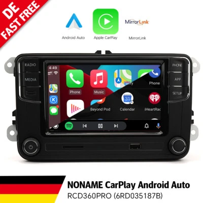 NONAME RCD360 PRO Android Auto Carplay Autoradio Für VW Golf Jetta Tiguan Polo - Bild 1 von 4