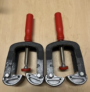 Pair of Nice Bessey One Handed Spring-Loaded Edge Clamp KF2 - Picture 1 of 3