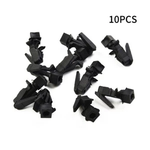10xBlack Car Bumper Grille Retainer Fastener-Clips Bumper Hood-Clips For Nissan - Bild 1 von 2