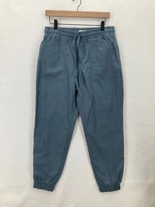 LOFT Outlet Jogger Pants Women's Small Blue Lyocell Blend Drawstring Cuffed NWT - Picture 1 of 12