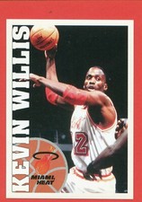 1995-96 NBA Panini Figure Sticker n 18 - KEVIN WILLIS