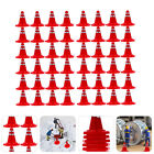 Ensemble de jouets miniatures cônes de circulation pour enfants - idéal pour les jeux de construction (60 pièces)