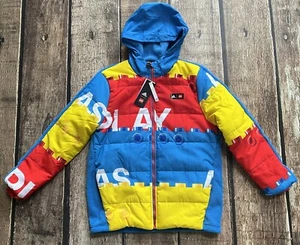 ADIDAS X LEGO JACKET MULTI BLUE RED YELLOW BOYS SIZE MEDIUM NEW WITH TAGS $180 - Picture 1 of 9