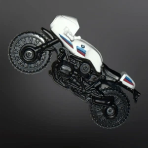 Hot Wheels White BMW R nineT Racer Retro Racers Motorcycle Diecast - Picture 1 of 6