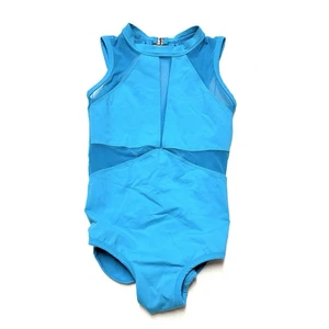Five Dancewear 5 The Label Leotard Gymnastics Dance LA Adult Large Turquoise - Picture 1 of 11
