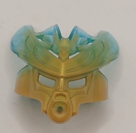 LEGO Bionicle Mask of Ice 19149pb03 Pearl Gold Trans-Light Blue Protector