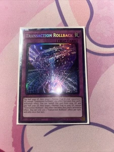 Transaction Rollback (PCR) RA04-EN105 Quarter Century Stampede 1st Edition - Picture 1 of 1