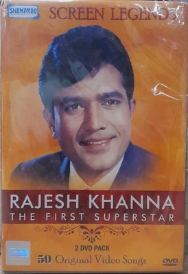Screen Legends Rajesh Khanna - 50 Original Songs Bollywood Songs 2 DVDs Pack - Image 1 of 2