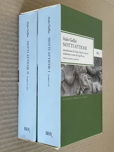 Aulo Gellio - NOTTI ATTICHE testo a fronte - cofanetto 2 voll Rizzoli Bur 2007 - Picture 1 of 8