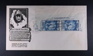 Mar 15 1935 FDC USA Scott # 768 Farley Stamps Cachet VF Cover Byrd - Picture 1 of 2