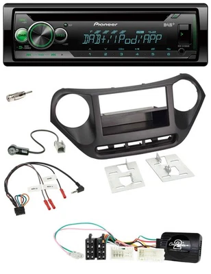 Pioneer USB MP3 DAB Lenkrad CD Autoradio für Hyundai i10 ab 2014 schwarz - Bild 1 von 4