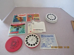 VTG View-Master lot of reels-Disney/ SuperHeroes and random collection 25 + - Picture 1 of 6