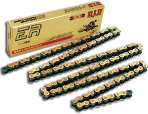 D.I.D 428NZ NON-SEALED CHAIN 428 PITCH FOR VINTAGE/SMALL CC 132 LINKS GOLD - Picture 1 of 1