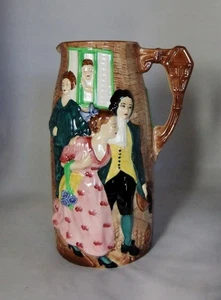 Vintage Burleigh Ware Pottery Jug: Sally in our Alley: 25cm high - Picture 1 of 12