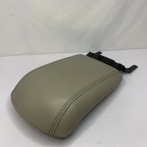 2013-2016 Ford Escape 2013-18 C-Max Center Console Lid Armrest Beige Leather OEM - Afbeelding 1 van 8