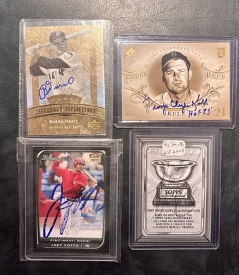 ¡Lote de estrellas de béisbol! ¡Autógrafos en tarjeta! Foto 1 de 2