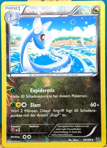 POKEMON - Luces de dragón - Dragonir - 50/108 - REVERSE HOLO - alemán - Imagen 1 de 2