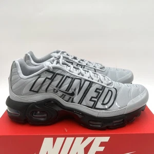 Nike Air Max Plus TN ‘Tuned Air’ Trainers Uk6 Eu39 GS Wolf Grey Black RRP£109 - Picture 1 of 11