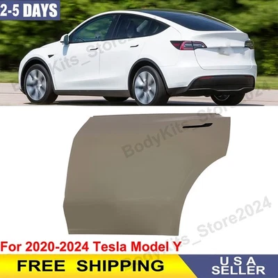 Rear Left Driver Door Shell Aluminum For 2020 2021 2022 2023 2024 Tesla Model Y - Image 1 of 4