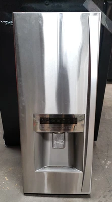 Conjunto de puerta izquierda para refrigerador Kenmore Elite con máquina de hielo y estantes Foto 1 de 4