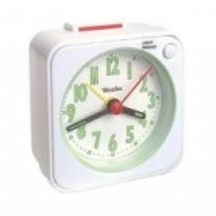 Gen Quartz Travel Alarm (White) - Image 1 of 1