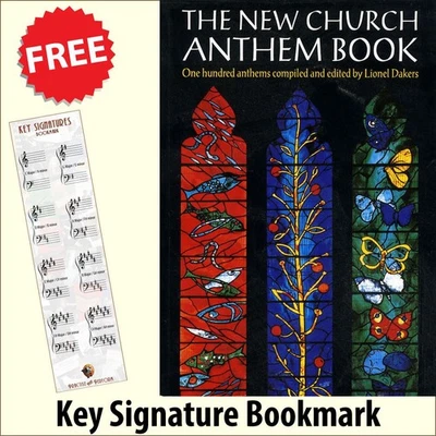 The New Church Anthem Book SATB Vocal Score plus Key Signature Bookmark - Image 1 of 4