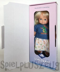 Schildkröt Schlummerle doll 32 cm blonde girl doll sleep eyes - Picture 1 of 5