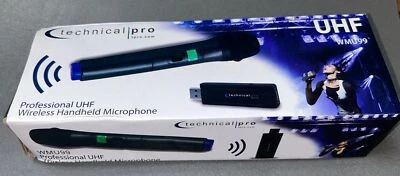Technical Pro WMU99 Micrófono de Mano Inalámbrico UHF con Receptor USB Foto 1 de 4