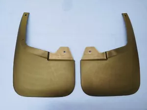 PAIR OF BLACK LH & RH REAR MUD FLAPS FOR DMAX ISUZU D MAX 4WD 2012 TO 2019 - Picture 1 of 1