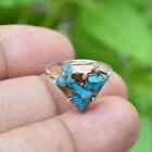Oyster Turquoise Ring  925 Sterling Silver Turquoise Jewellry   Statement  Ring