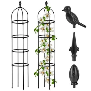 Metal Garden Trellis Plant Flower Trellis Support for Vine Jasmine Clematis - Picture 1 of 7