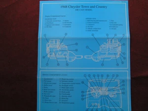 FRANKLIN MINT PARTIAL PAPERWORK SET - 1948 CHRYSLER TOWN AND COUNTRY - Picture 1 of 1