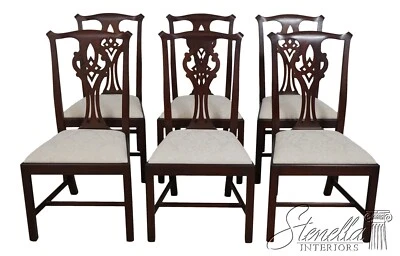 L67657: Juego de 6 sillas de comedor HENKEL HARRIS modelo 102 caoba Foto 1 de 4