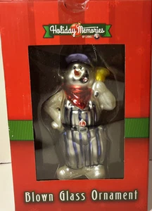 Lionel Christmas Ornament 'Blown Glass Snowman w/ Bell' Item #922023 - Picture 1 of 1