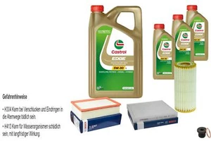 BOSCH Inspektionspaket 8 L Castrol EDGE FST 5W-30 LL für Cupra Ateca - Bild 1 von 12