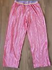 Y2K Magical Vibes Loungewear Pants Pink Velour Shimmery XL 14/16 More Than Magic